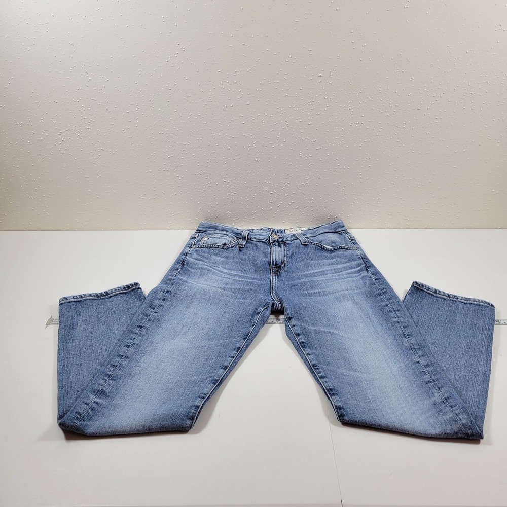 AG Adriano Goldschmied Ex-Boyfriend Jeans Womens 25 Blue Excellent Slouchy Slim